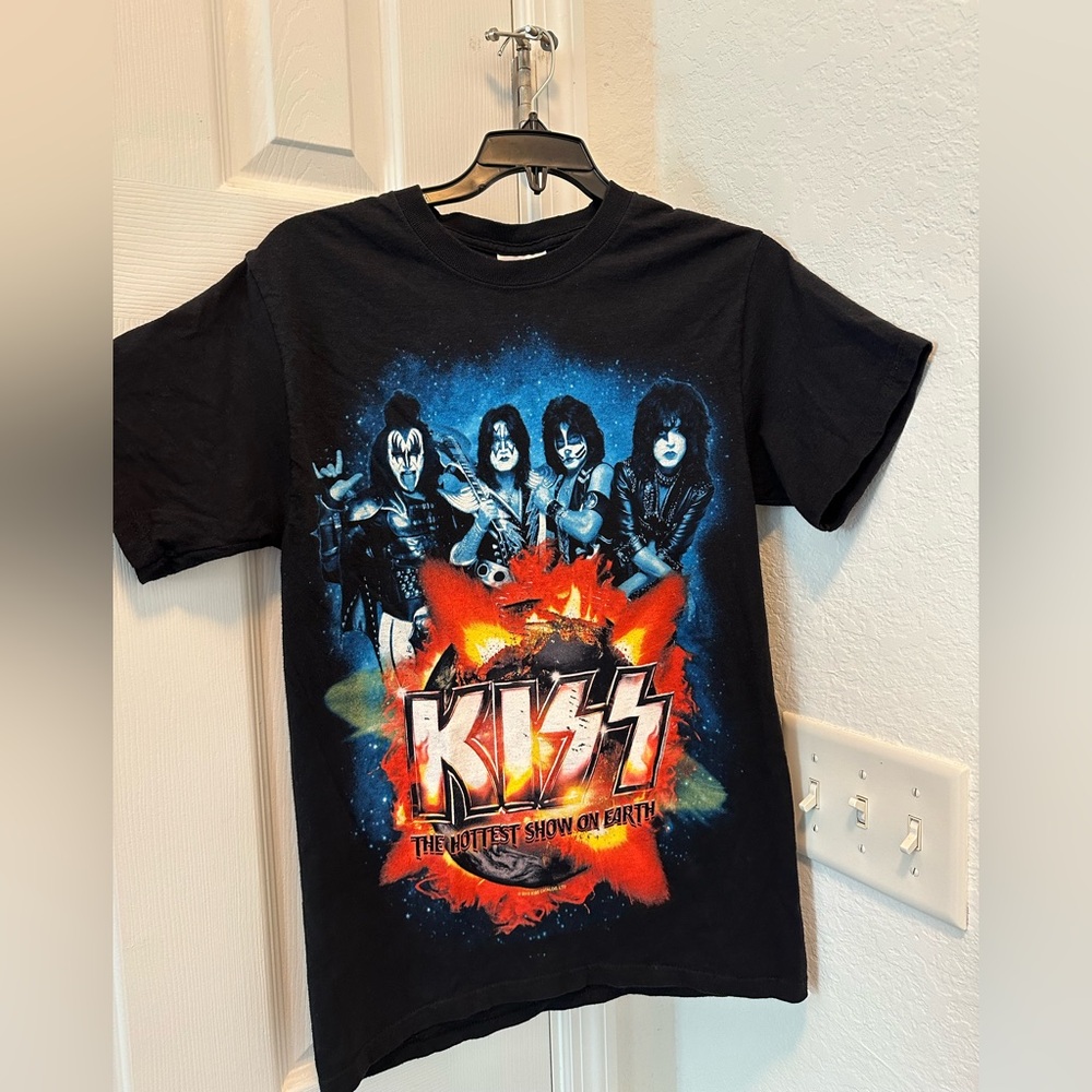 Hanes Kids Black KISS Graphic Tee